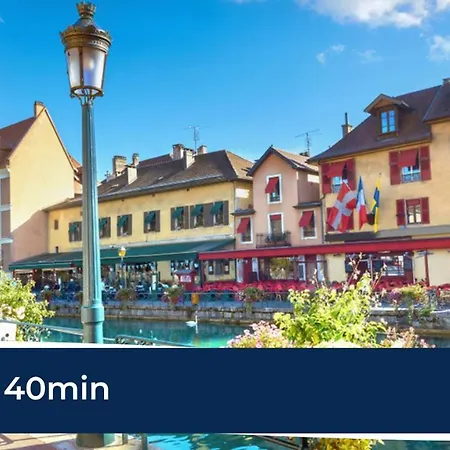 아파트 Homey - Studio Mountain Depaysement - Hyper Centre - Aux Portes De Geneve 안마스